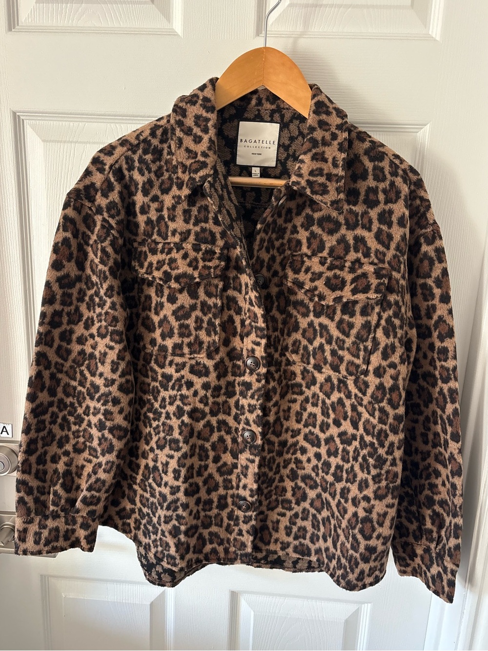 Bagatelle New York Collection fuzzy soft jacket Size L